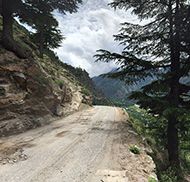 Karcham - Chitkul road Karcham - Chitkul road